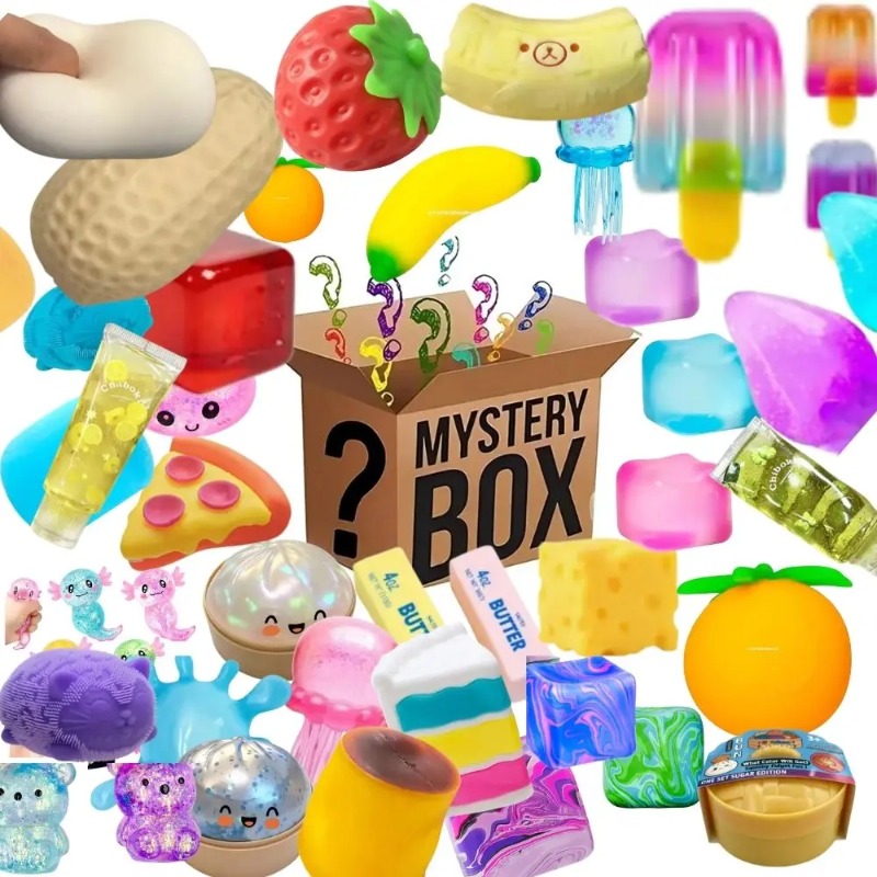 Mystery Box Blind Bag - Ponad 100 sztuk w pudełku niespodzianek,