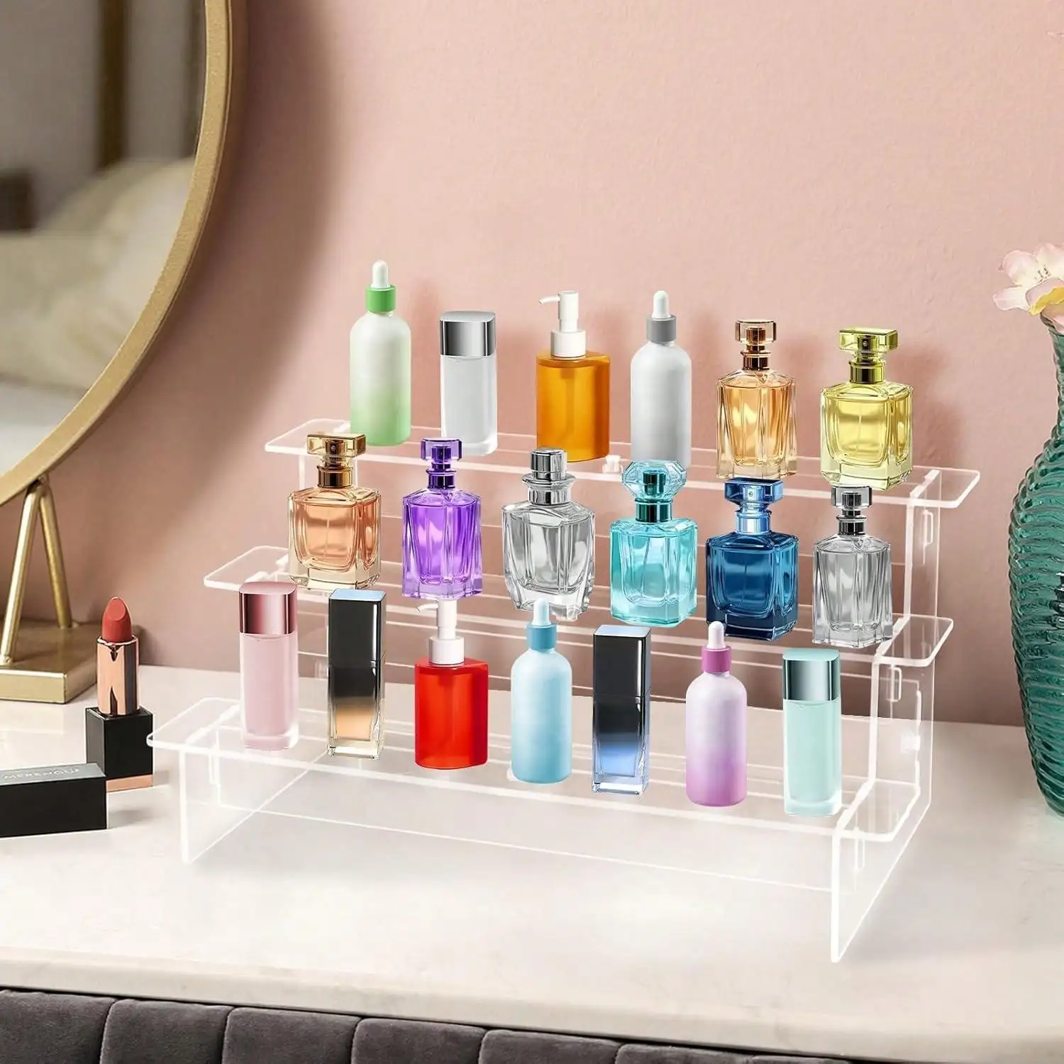 Akrylowe stojaki na perfumy St – Display Risers Set recenzja i cena