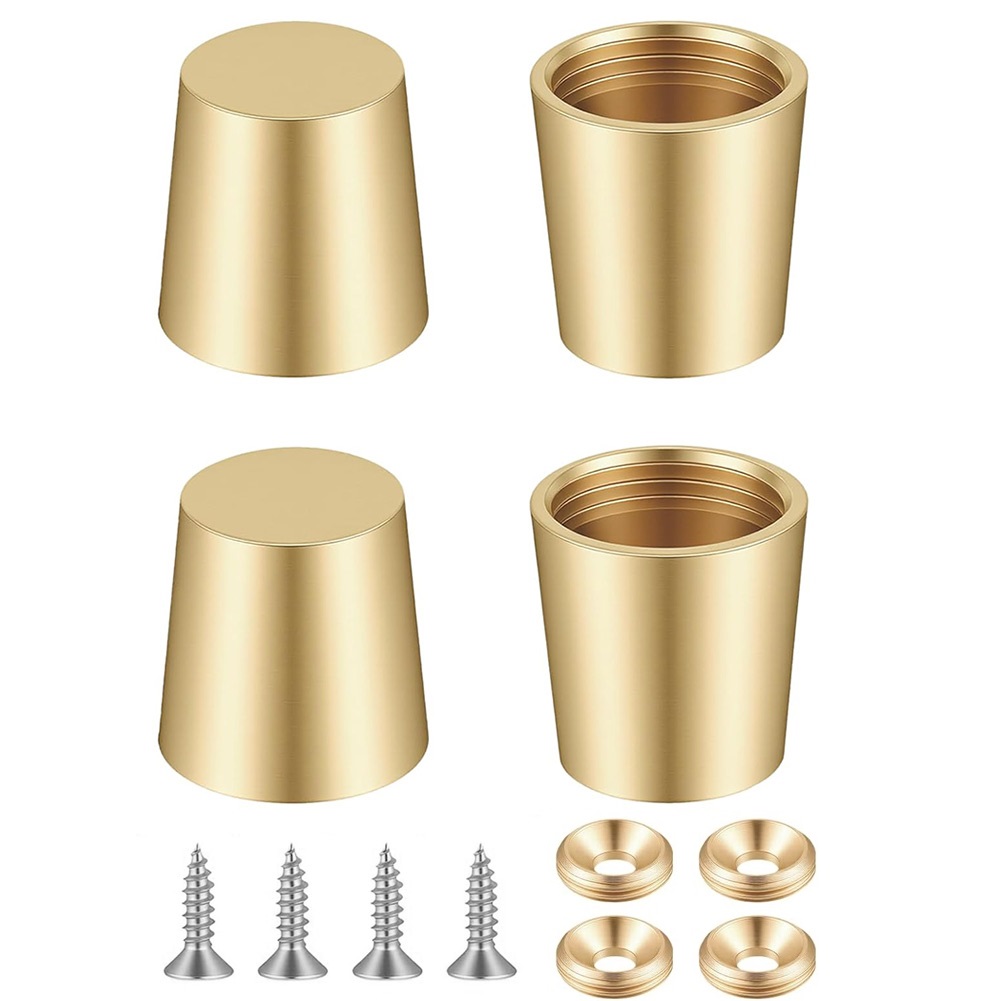 4 szt. Mosiężne nóżki do desek – Display Risers Set recenzja i cena