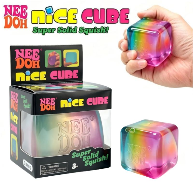 Schylling NeeDoh Rainbow Cube  – Fidget Cube Original recenzja i cena