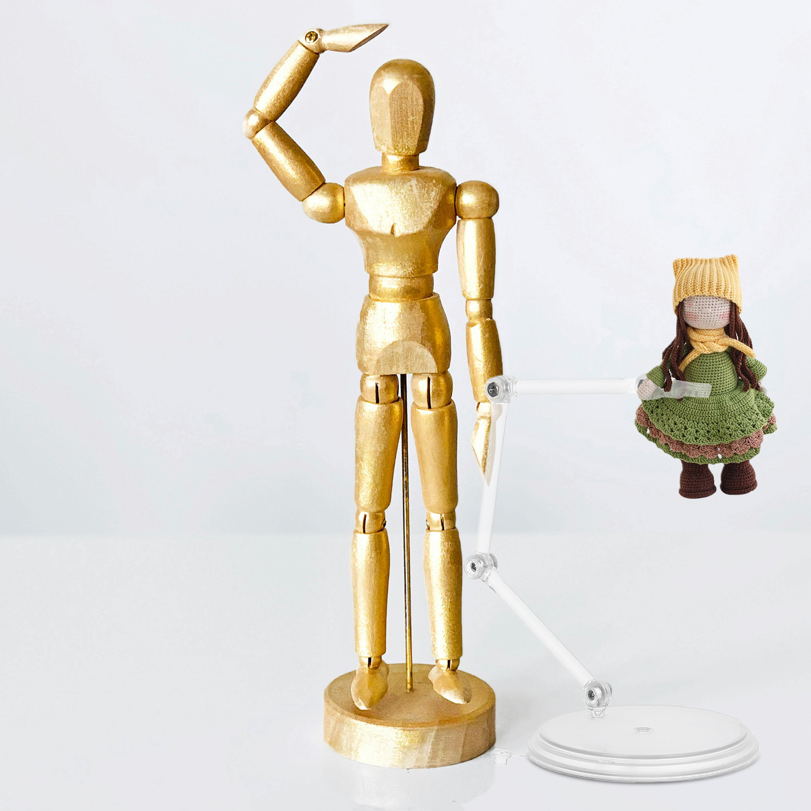 3 szt. Przezroczyste, regulowa – Action Figure Stand recenzja i cena