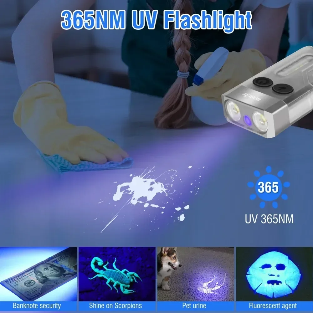Latarka brelok BORUiT V10 UV L – Fidget Cube Original recenzja i cena